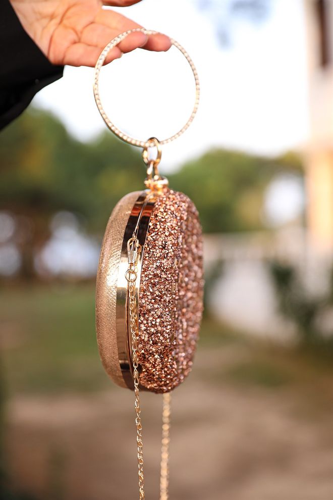 Hulya Keser Bolso De Vestir De Noche Con Anillo Dorado Ropa al por mayor 2