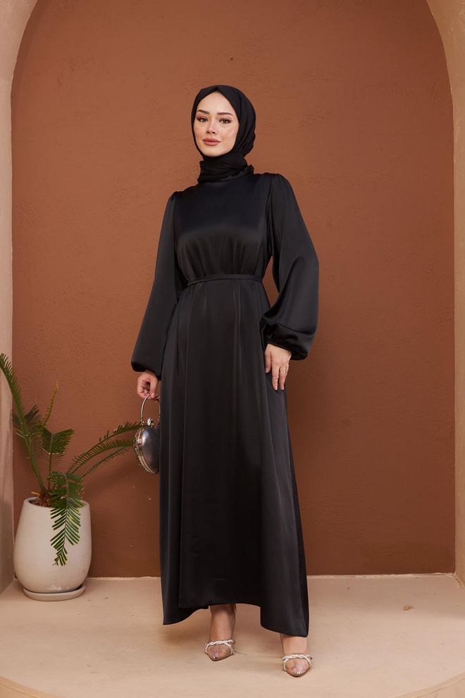 Hulya Keser Nisan Evening Dress Black Wholesale Clothing Modest