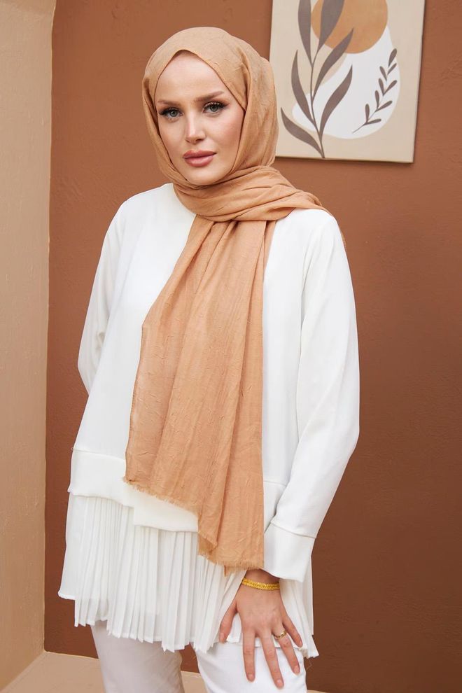 Hulya Keser شال الخيزران سمك السلمون ملابس بالجملة محتشم