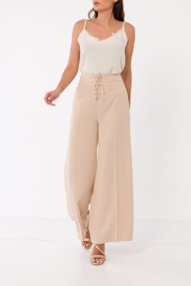 JOYMISS Trousers Beige Wholesale Clothing Casual
