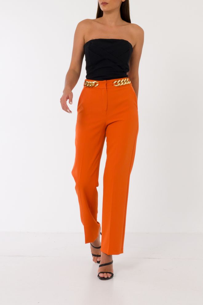 JOYMISS Kelnės Oranžinės Didmeninė prekyba drabužiais Išleistuvės