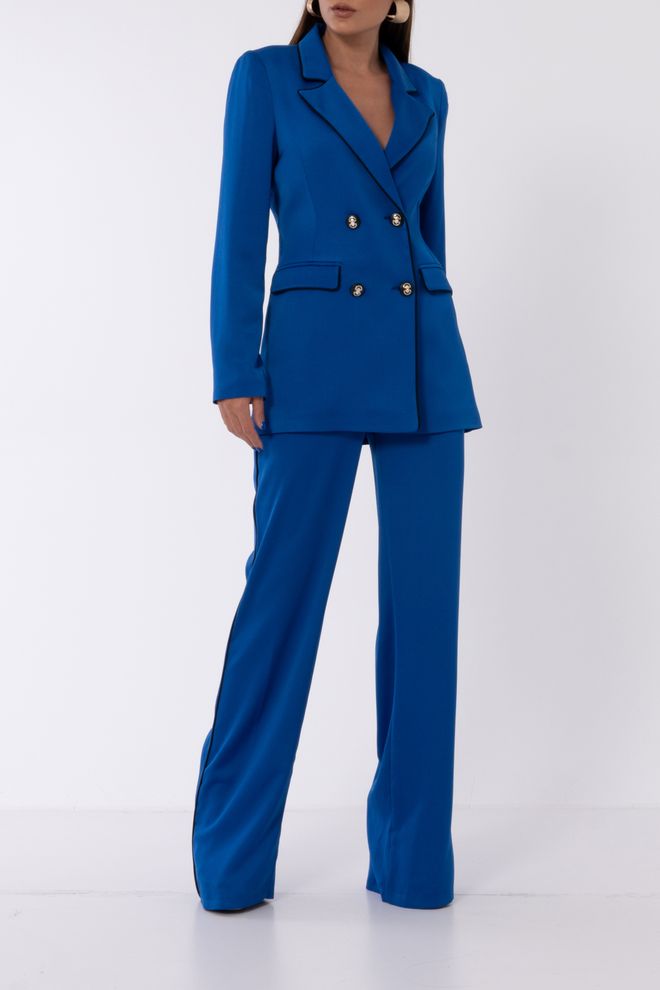 JOYMISS Giacca Formale Blu Doppiopetto Abbigliamento all'ingrosso Formale