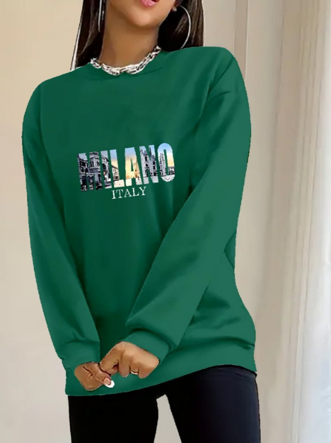 Janes Chemisier Femme Manches Longues Col Rond À Motifs En Viscose Deux Fils Vert Vêtements en gros Pas de tissu