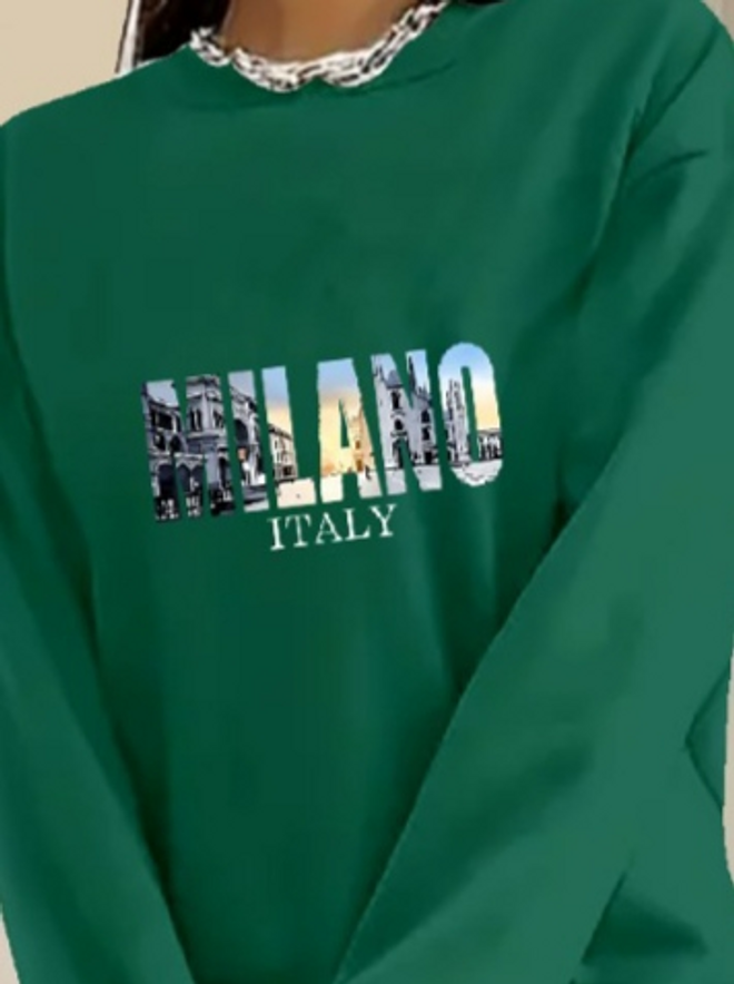 Janes Chemisier Femme Manches Longues Col Rond À Motifs En Viscose Deux Fils Vert Vêtements en gros Anniversaire