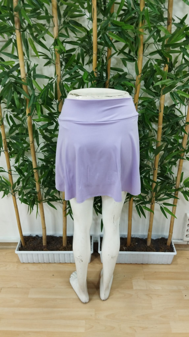 Janes Women's Sandy Short Skirt With High Waist Pockets Lilac Wholesale Clothing Summer