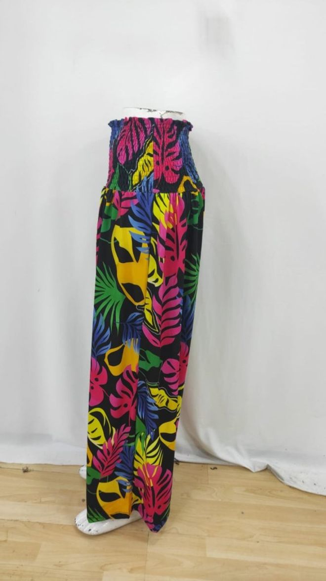 Janes Yellow Casual Boho Palazzo Pants Wholesale Clothing Boho
