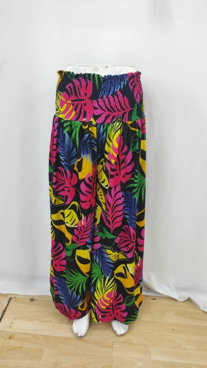 Janes Yellow Casual Boho Palazzo Pants Wholesale Clothing Spring