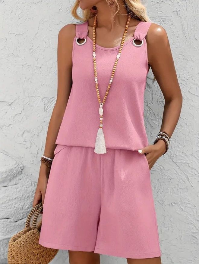 Janes Camicetta Rosa Casual Boho Abbigliamento all'ingrosso Casuale
