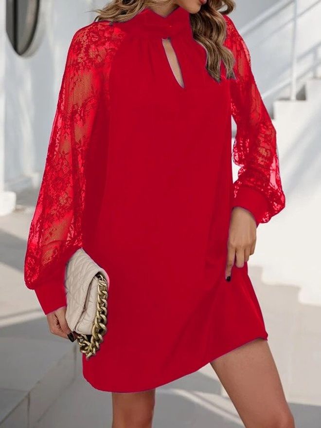 Janes Red Elegant Formal Sexy Mini Shift Dress Wholesale Clothing Sexy