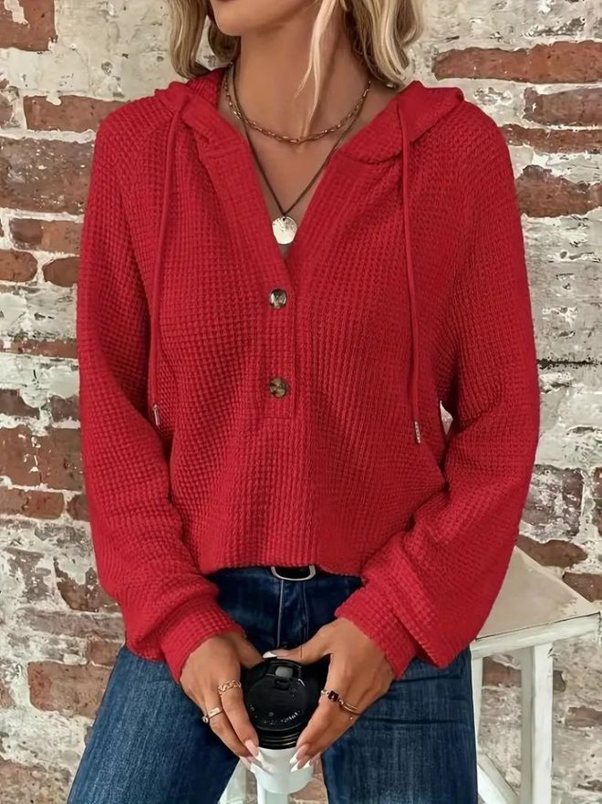 Janes Raudona Kasdienė Sportinė Palaidinė Streetwear Stiliaus Didmeninė prekyba drabužiais Kokteilinė