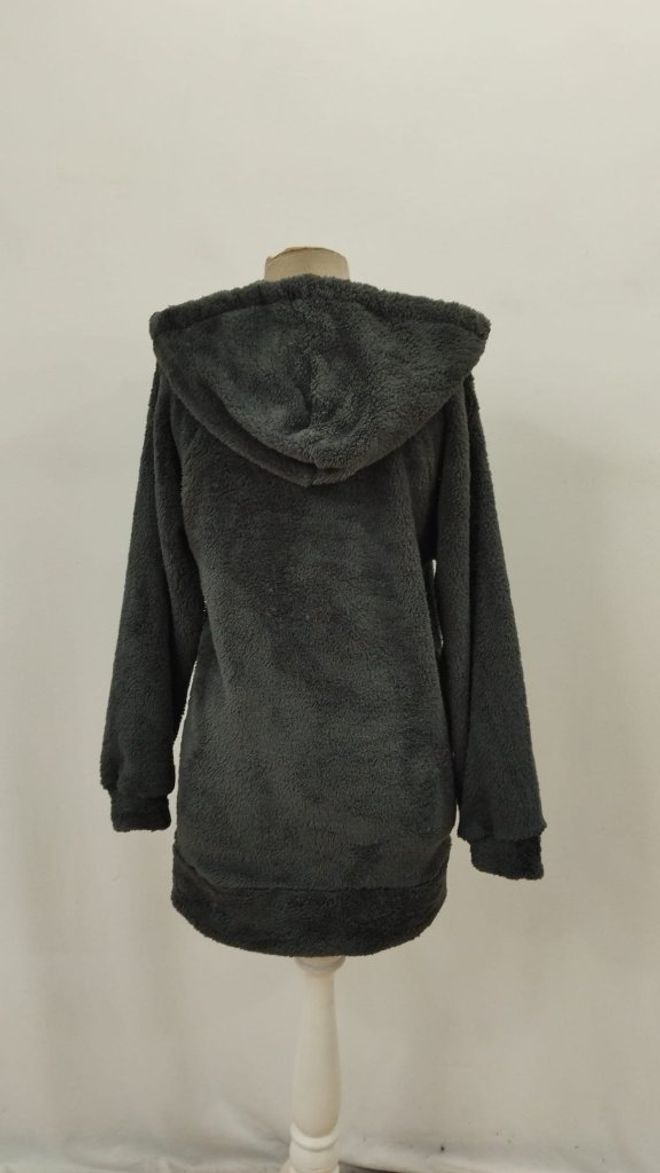 Janes Crna Mini Džemper Haljina S V izrezom I Dugim Rukavima Dress Black V Neck Mini Sweater Dress With Long Sleeves Veleprodaja odjeće 5