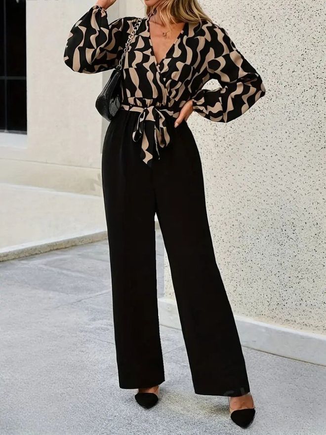 Janes Siyah Ceket Tulum V Yaka Ve Balon Kollu Toptan Giyim 1