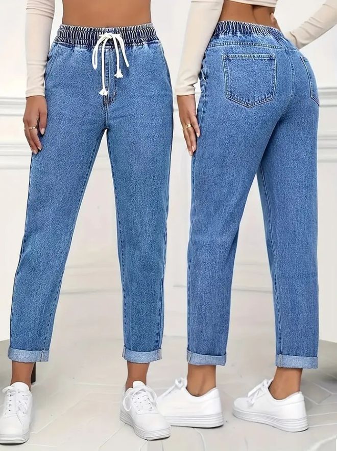 Janes Plave Ležerne Ulične Jogger Hlače Veleprodaja odjeće Ležerni