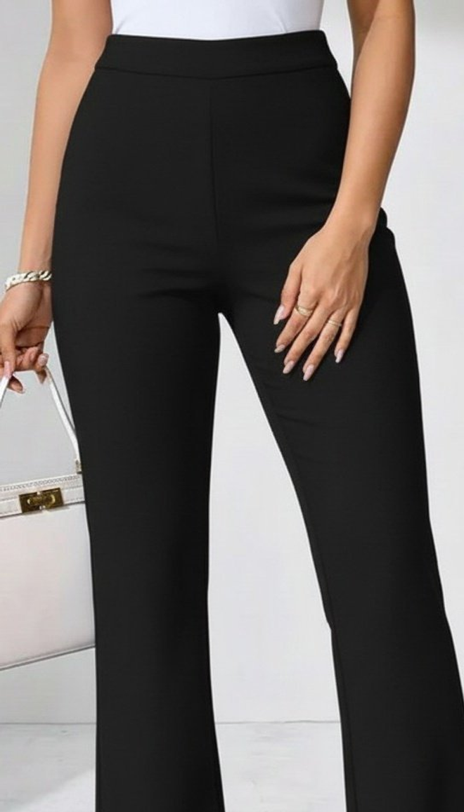 Janes Crne Elegantne Formalne Hlače Veleprodaja odjeće 1