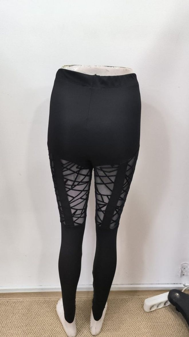 Janes Pantaloni Tregging Negri Cu Crac Strâmt Îmbrăcăminte cu ridicata Sala de sport