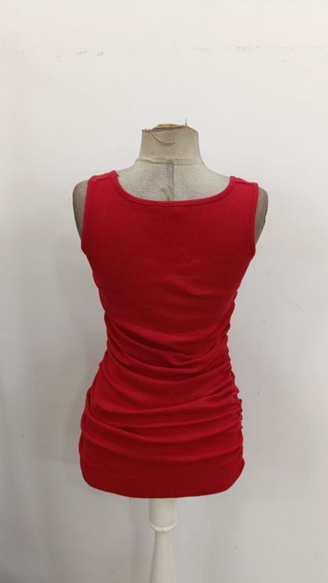 Janes Červené Bodycon Šaty So Štvorcovým Výstrihom Sexy Mini Bez Rukávov Veľkoobchod s oblečením Leto