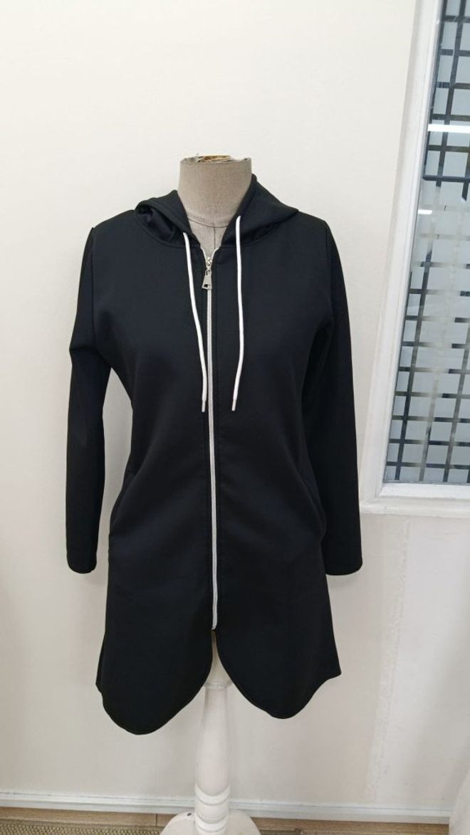 Janes Черно Ежедневен Улична Мода За Вятър Яке Дрехи на едро 5