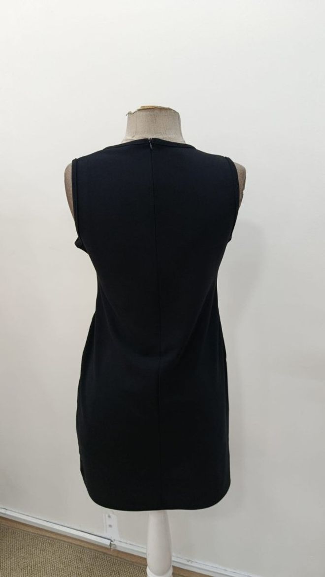 Janes Elegant Black Shift Dress With Cap Sleeves Wholesale Clothing Streetwear