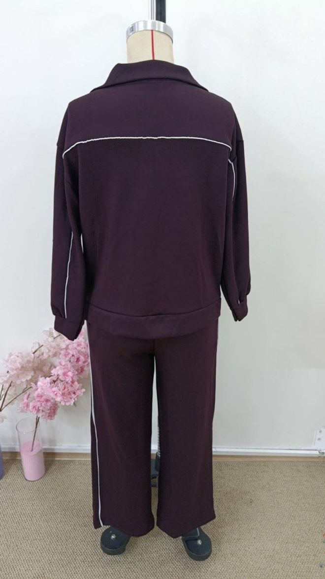 Janes Claret Red Sport Casual Suit Wholesale Clothing 5