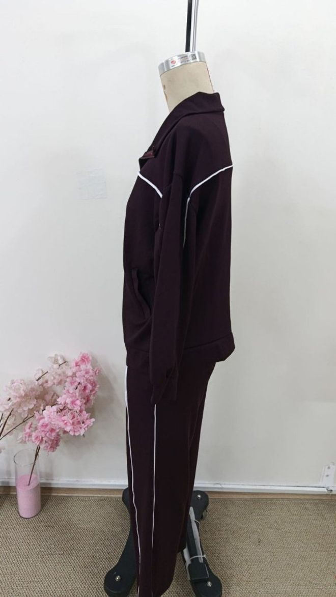 Janes Claret Red Sport Casual Suit Wholesale Clothing Work