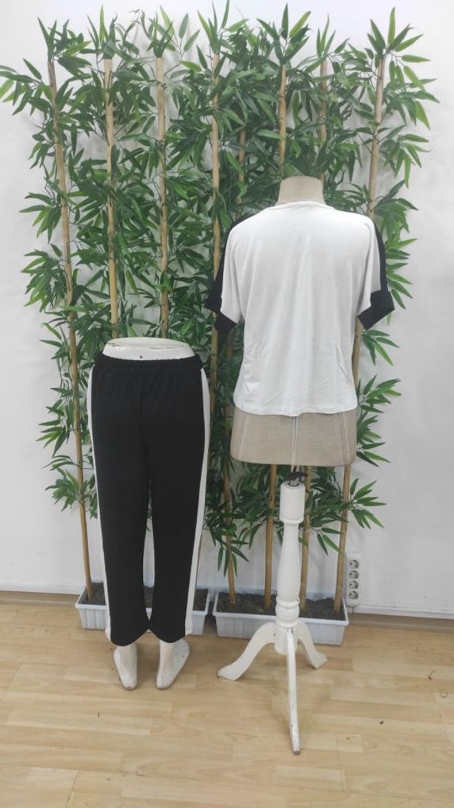 Janes Black Casual Sport Streetwear Suit Wholesale Clothing 9