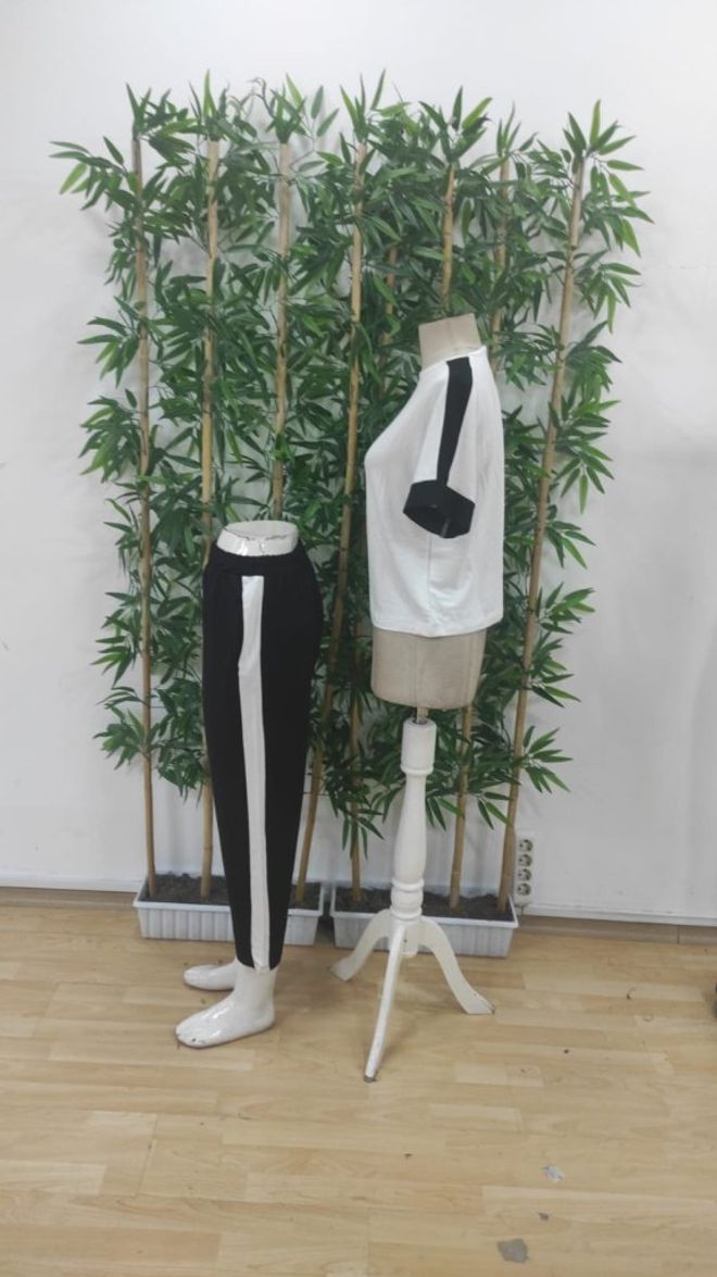 Janes Black Casual Sport Streetwear Suit Wholesale Clothing Party