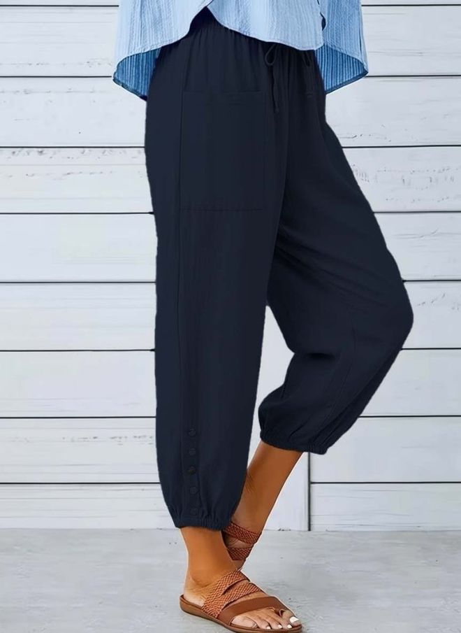 Janes Черные Повседневные Бохо Джоггеры Оптовая продажа одежды Скромный