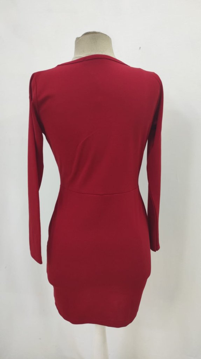 Janes Red Sexy Elegant Formal Bodycon Dress Wholesale Clothing 5