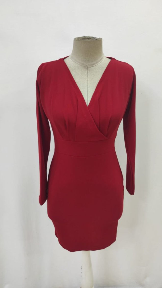 Janes Red Sexy Elegant Formal Bodycon Dress Wholesale Clothing Spring