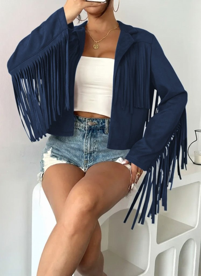 Janes Jaqueta Camisa De Sobrecamisa Azul marinho Roupas por atacado Casual