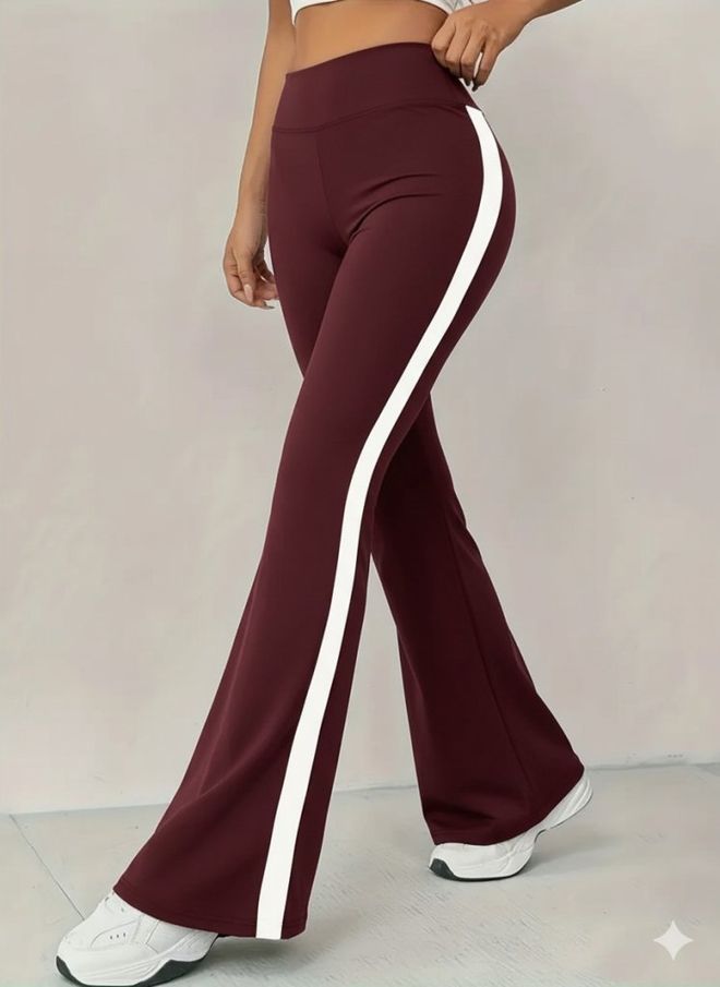 Janes Bordeauxrot Sport Lässig Streetwear Hose Großhandelskleidung Lässig