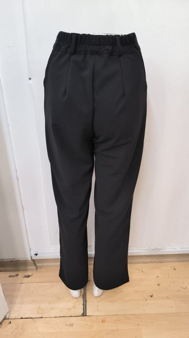 Janes Черные Элегантные Формальные Палаццо Штаны Оптовая продажа одежды Элегантный