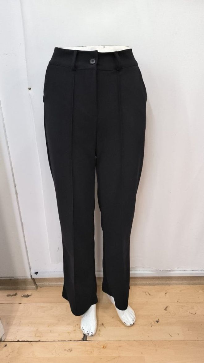 Janes Черные Элегантные Формальные Палаццо Штаны Оптовая продажа одежды Весна