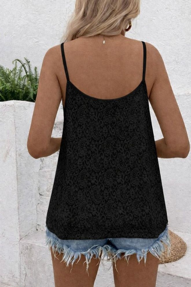Janes Black Paisley V Neck Cap Sleeve Blouse Wholesale Clothing Beach