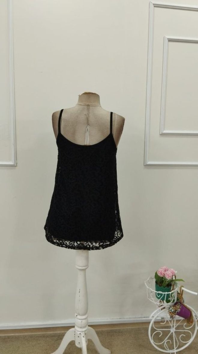 Janes Black Paisley V Neck Cap Sleeve Blouse Wholesale Clothing 5