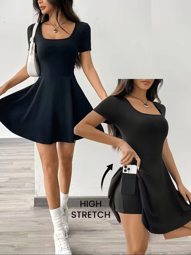 Janes Siyah Dar Kalıp Gündelik Seksi Şort Tulum Toptan Giyim Gündelik