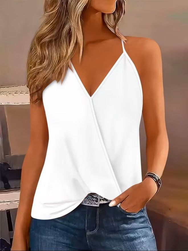 Janes Блуза Бео Неформалан Секси Елегантан Велепродаја одеће Неформалан