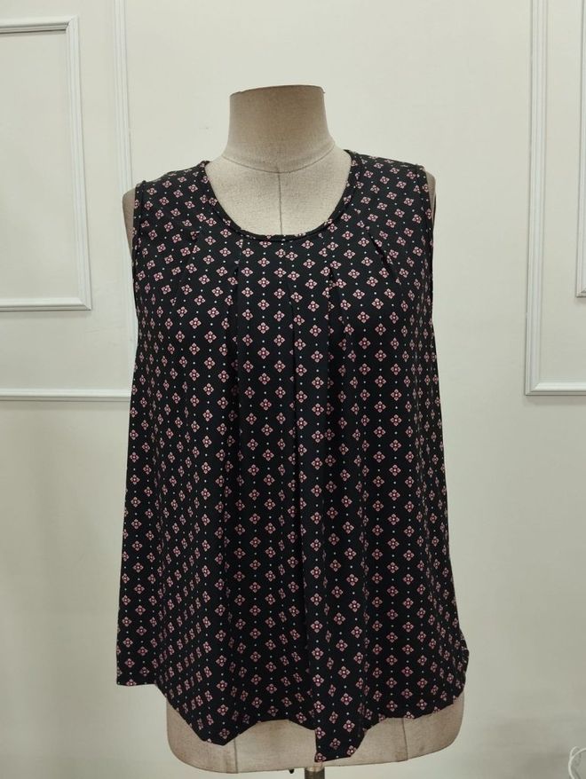 Janes Black Blouse With Cap Sleeves Casual & Elegant Wholesale Clothing 5