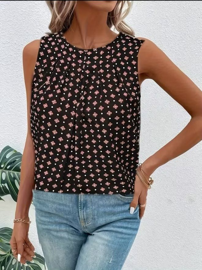 Janes Blusa Negra Con Mangas Casquillo Casual Y Elegante Ropa al por mayor Casual