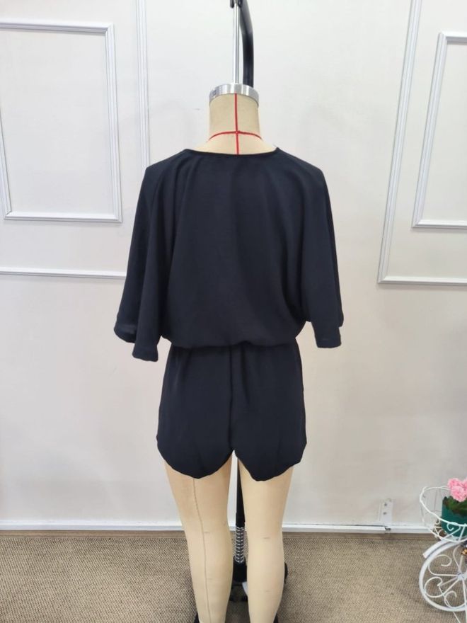 Janes Black Casual Sexy Elegant Jumpsuit Romper Wholesale Clothing Summer