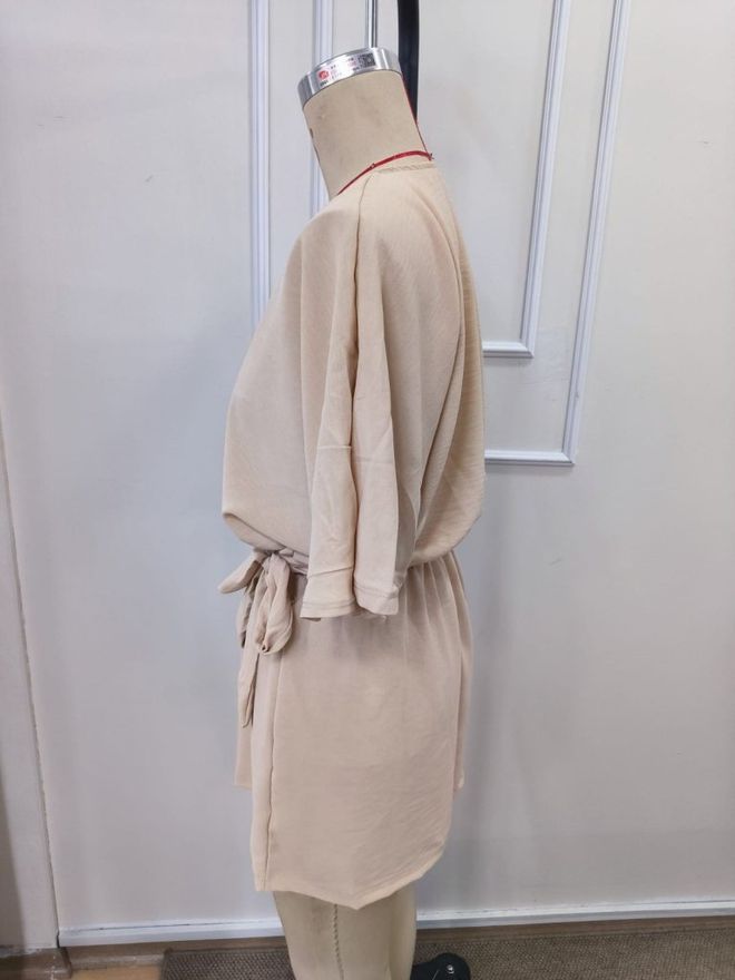 Janes Beige Casual Elegant Jumpsuit Romper Wholesale Clothing Lounge