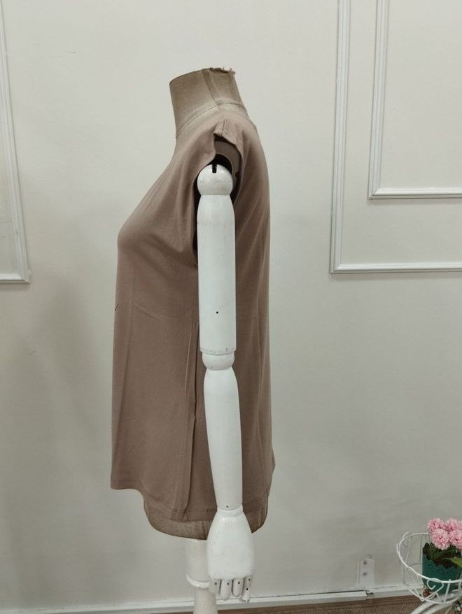 Janes Blusa Castanha Casual Fofa Streetwear Roupas por atacado 5