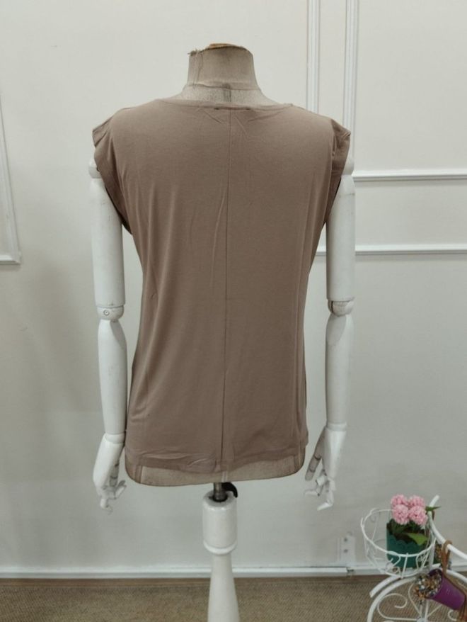 Janes Blusa Castanha Casual Fofa Streetwear Roupas por atacado Roupa de rua