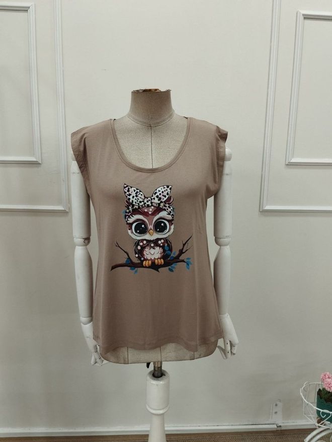 Janes Blusa Castanha Casual Fofa Streetwear Roupas por atacado Primavera