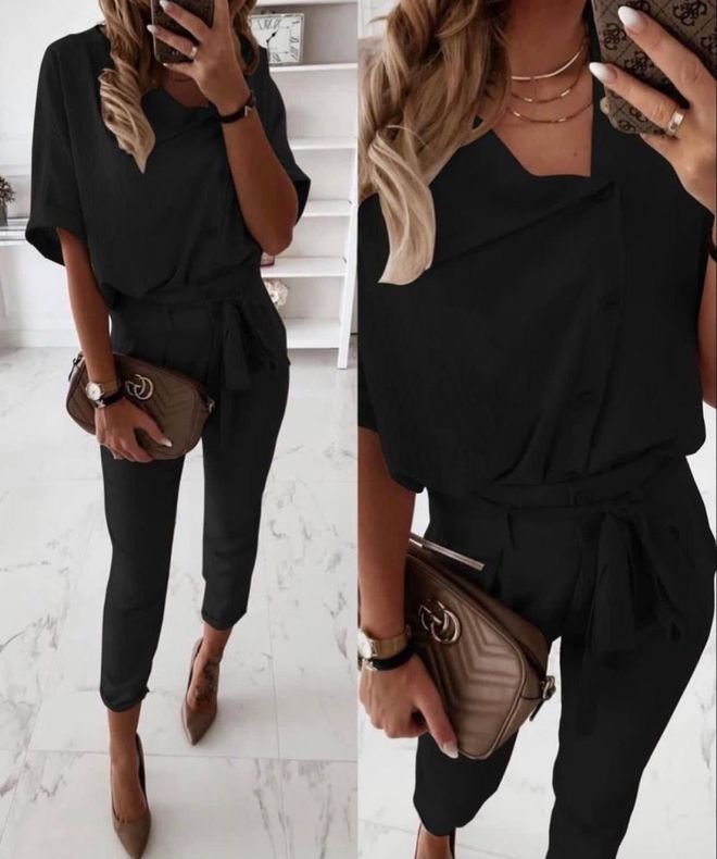 Janes Súprava Čierna Formálny Elegantný Neformálny Veľkoobchod s oblečením Neformálny