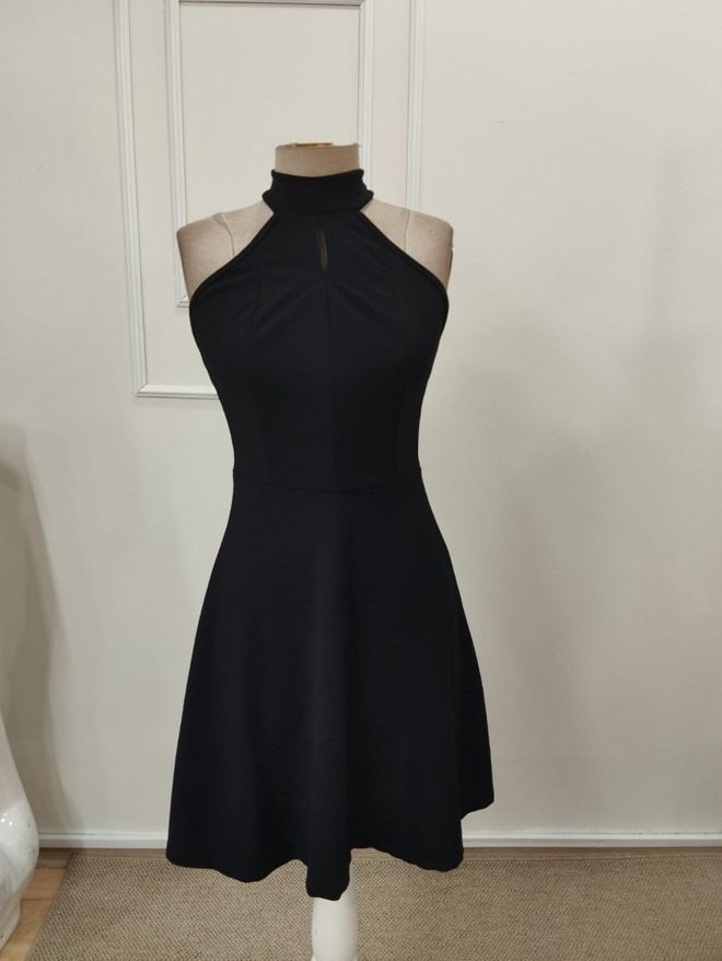 Janes Sexy Elegant Black Fit And Flare Dress Wholesale Clothing 5