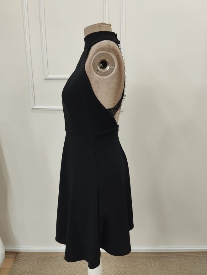 Janes Sexy Elegant Black Fit And Flare Dress Wholesale Clothing Cocktail