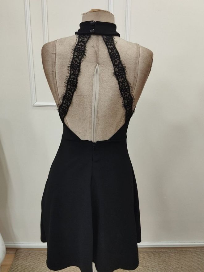 Janes Sexy Elegant Black Fit And Flare Dress Wholesale Clothing Summer