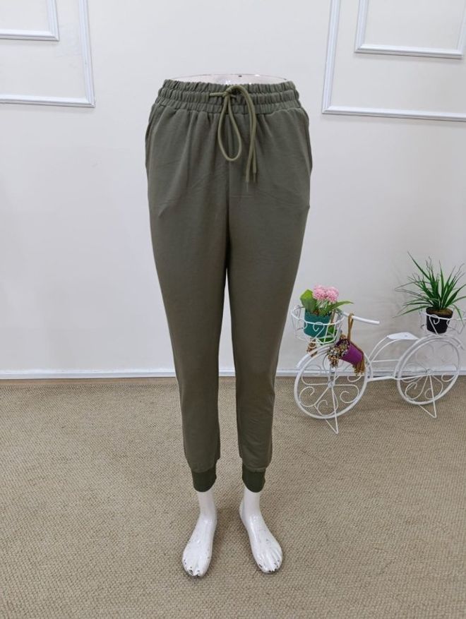 Janes Зеленые Джоггеры Со Шнурком И Полосатым Дизайном Оптовая продажа одежды Весна