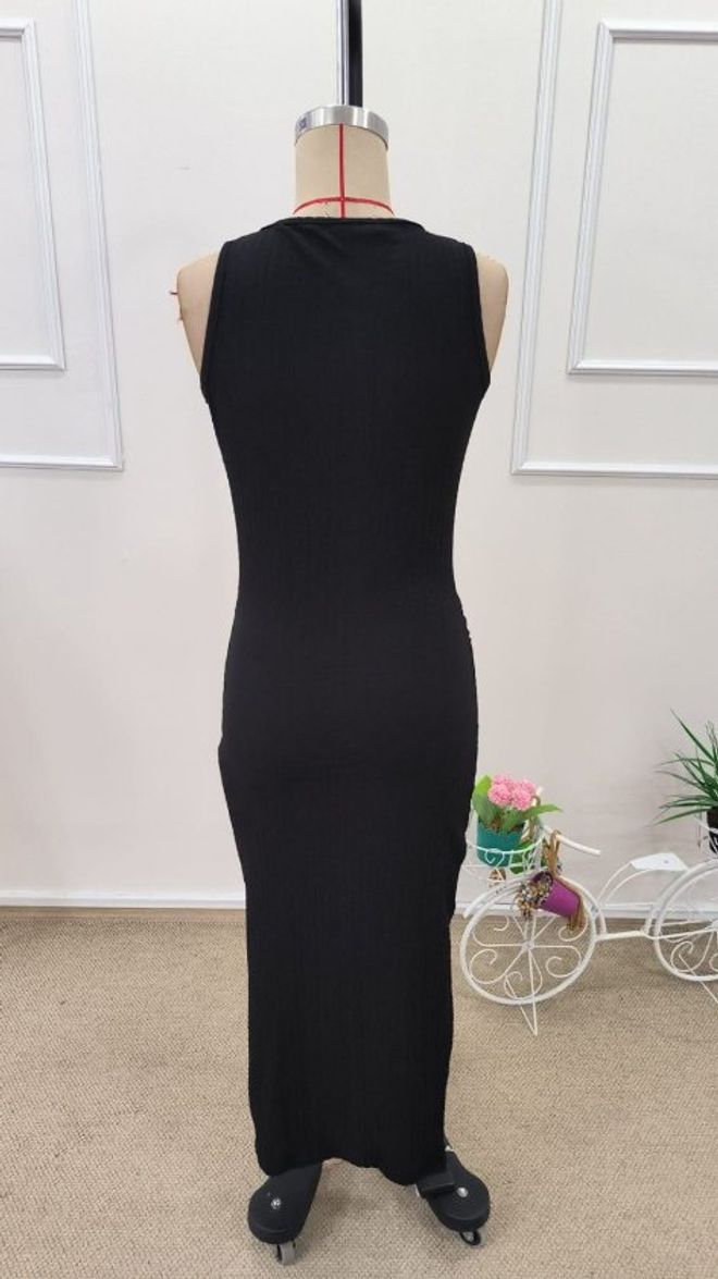 Janes Black Elegant Bodycon Dress With Cap Sleeves Wholesale Clothing Sexy